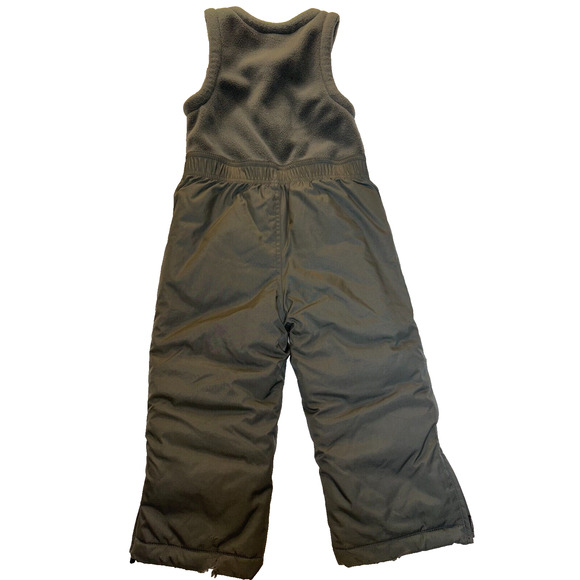 LL Bean Toddler Bibs Size 2T, Unisex/grow cuffs/ski/cold weather play/green euc - Picture 3 of 4